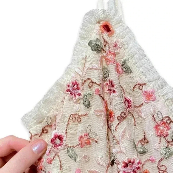 NWT Anthropologie BHLDN Needle & Thread Elsie Cami Floral Maxi Dress Size 14 - Picture 9 of 13